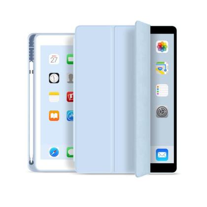 Imagem de Kit Caneta C/ Palm Rejection + Capa p iPad 6 ª ger 9.7" Protetora com Espaço para caneta Anti Impacto Proteção Total Capinha Smart Case Robusta