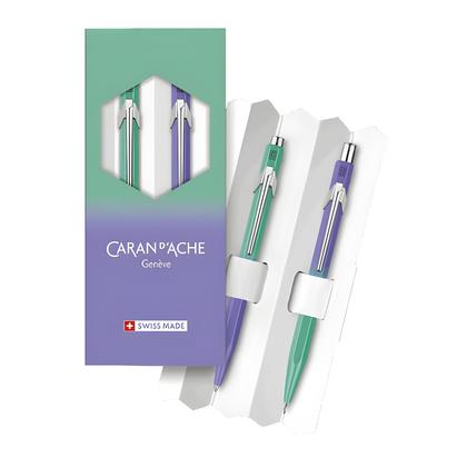 Imagem de Kit Caneta e Lapiseira Caran D'ache Borealis 849 Set Ballpoint Pen + Mechanical Pencil