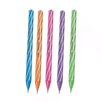 Imagem de Kit Caneta Esferográfica Spirinho Scents 57342 0.7mm 5 Cores Com Cheirinho - Cis