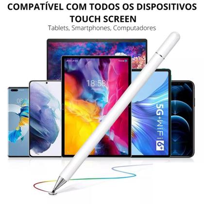 Imagem de Kit Caneta Pencil Touch P Tablet Universal com Luva Palm Rejection E Ponta