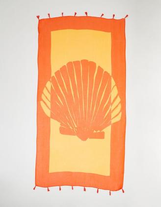 Imagem de Kit canga conchas feminina shoulder estampado