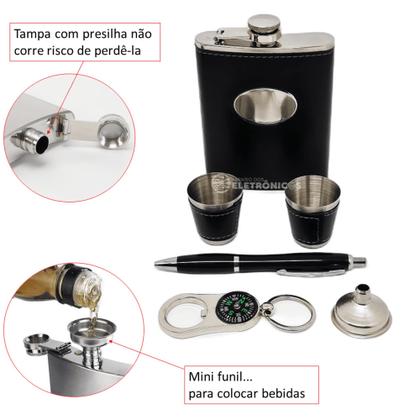 Imagem de Kit Cantil Porta Bebidas Leve Com Você Para Festas, Churrascos, Viagem Etc DY8833