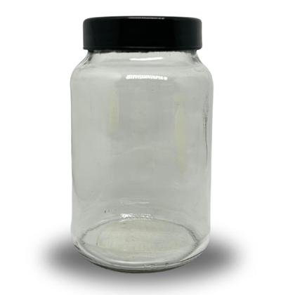 Imagem de Kit Cantinho do Café 3 Potes Vidro 600 ML Com Caneta p/ escrever:  Café, Açúcar, Biscoito, Chocolate