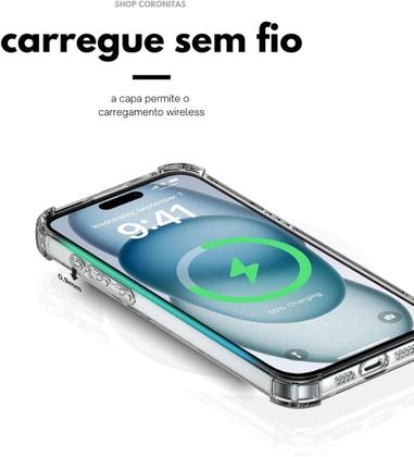 Imagem de Kit Capa Anti Impacto e Película Protetora 5D Ceramica para Motorola G35 G55