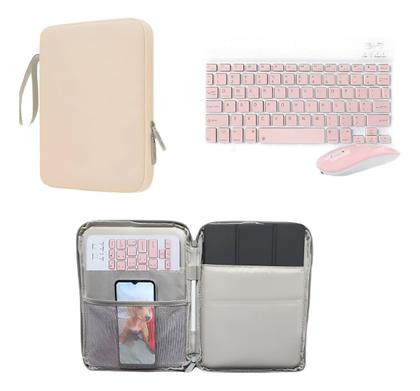Imagem de Kit Capa Bolsa Com Teclado E Mouse Para Mi Pad 7/7 Pro