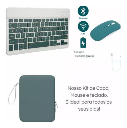 Imagem de Kit Capa Bolsa Com Teclado E Mouse Para Mi Pad 7/7 Pro