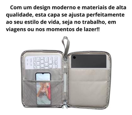 Imagem de Kit Capa Bolsa Com Teclado E Mouse Para Mi Pad 7/7 Pro
