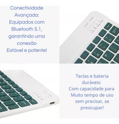 Imagem de Kit Capa Bolsa Com Teclado E Mouse Para Mi Pad 7/7 Pro