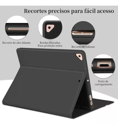 Imagem de Kit Capa C/Teclado Bluetooth Para Samsung Tab A8 10,5 Pol