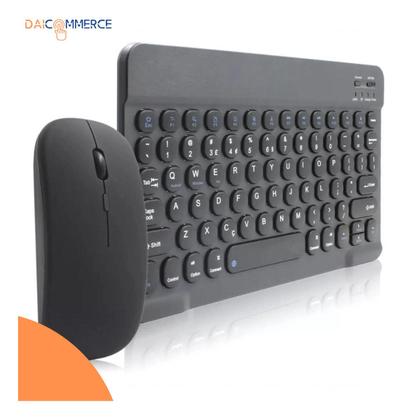 Imagem de Kit Capa C/ Teclado + Mouse Luva P/tablet Galaxy Tab S6 Lite