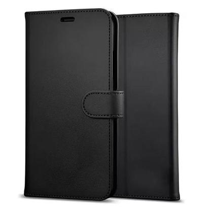 Imagem de Kit Capa Capinha Anti Impacto Transparente + Capa Carteira Preta Para Samsung Galaxy S24 Ultra