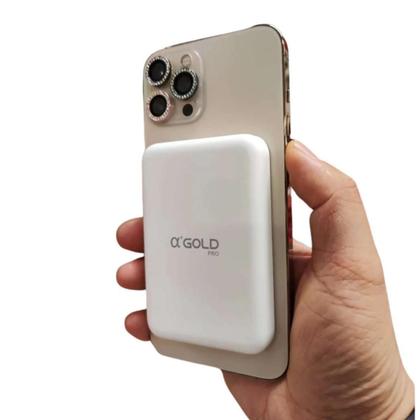 Imagem de Kit Capa Capinha + Carregador Powerbank Indução Compatível com iPhone 11, 12, 13, 14, 15, Pro Max e Plus