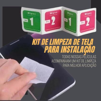 Imagem de Kit Capa Capinha Case Anti Impacto Transparente E Película De Vidro 3D 9D Para Xiaomi Redmi Note 13 4G