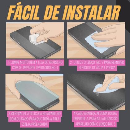 Imagem de Kit Capa Capinha Case Anti Impacto Transparente E Película De Vidro 3D 9D Para Xiaomi Redmi Note 13 4G