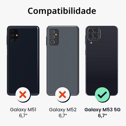 Imagem de Kit Capa Capinha Para Galaxy M53 Anti Impacto + Película 3d Vidro Temperado Full Cover