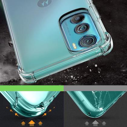 Imagem de Kit Capa Capinha Para Moto Edge 30 Anti Shock + Película 3d