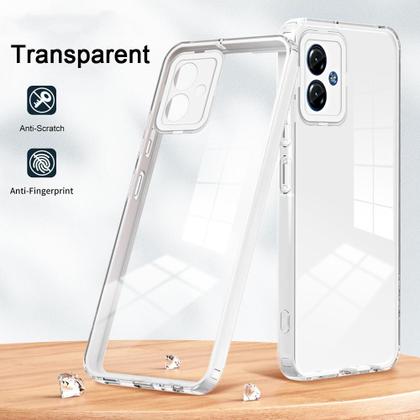 Imagem de Kit Capa Capinha Transparente Anti Shock + Película 3D de Vidro Para Motorola Moto G64