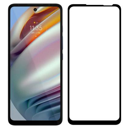 Imagem de Kit Capa Capinha Transparente Anti Shock + Película 3D de Vidro Para Motorola Moto G64