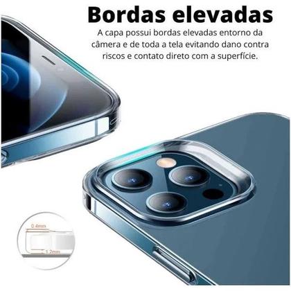 Imagem de Kit Capa Capinha Transparente + Película 3D Vidro Privacidade + Película Câmera Traseira para Iphone 11 Pro Max