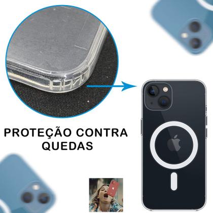 Imagem de Kit Capa Carregador Magsafe Indução P/ Smartphone