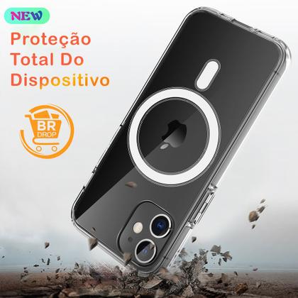 Imagem de Kit Capa Carregador Magsafe Indução P/ Smartphone