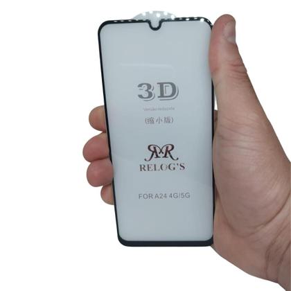 Imagem de Kit Capa Carteira Compatível c/ Samsung A24 + Película 3D