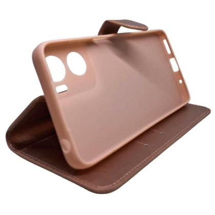 Imagem de Kit Capa Carteira Compatível Com Motorola G05 + Película 3D