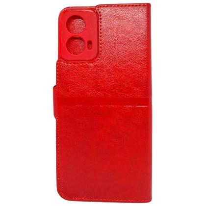 Imagem de Kit Capa Carteira Compatível Com Motorola G34 + Película 3D