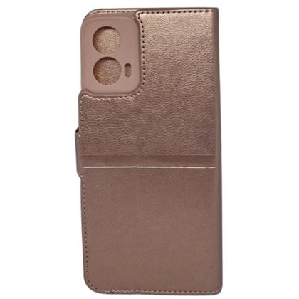 Imagem de Kit Capa Carteira Compatível Com Motorola G34 + Película 3D