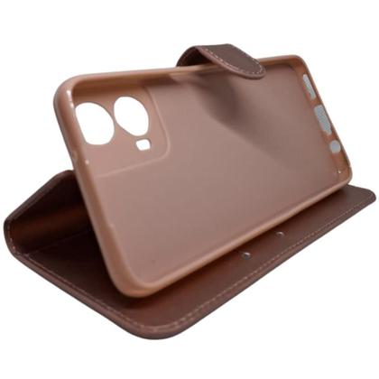 Imagem de Kit Capa Carteira Compatível Com Motorola G34 + Película 3D