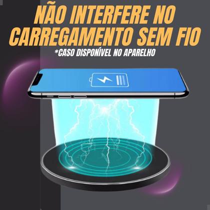 Imagem de Kit Capa Case Compatível Capinha Para Apple iPhone 16 Anti Impacto Reforçada Silicone Transparente Flexível e Pelicula Privacidade Anti Espião Spy Vid