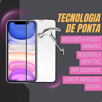 Imagem de Kit Capa Case Compatível Capinha Para Motorola Moto G75 Anti Impacto Reforçada Silicone Transparente Flexível e Pelicula De Vidro Temperado 3D 9H