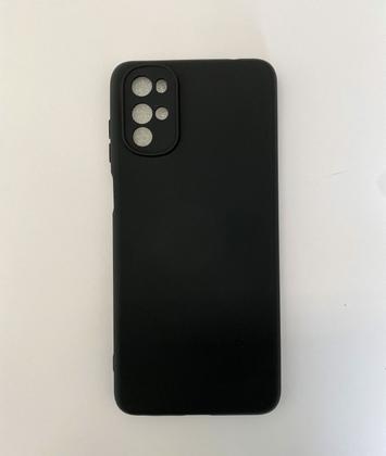 Imagem de Kit Capa Case de Silicone Moto G22 Preto + Película 3D Vidro Privacidade