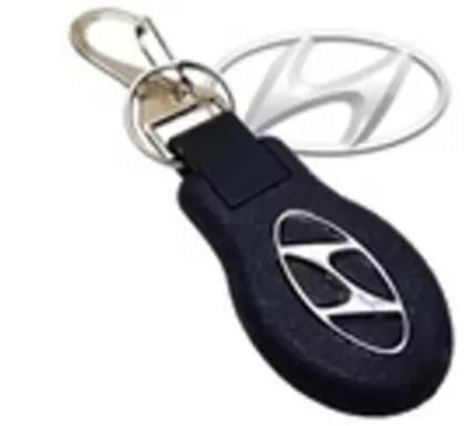 Imagem de Kit capa couro c/ volante +chaveiro Sanata Fe 00-12