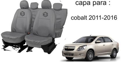 Imagem de Kit capa couro com volante + tapete Cobalt 11 a 16