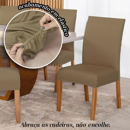 Imagem de Kit Capa De Cadeiras 6 Peças Cores Diversas