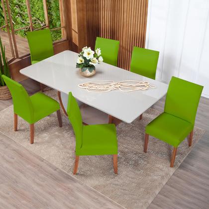 Imagem de Kit Capa De Cadeiras 6 Peças Cores Diversas