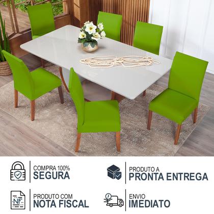Imagem de Kit Capa De Cadeiras 6 Peças Cores Diversas