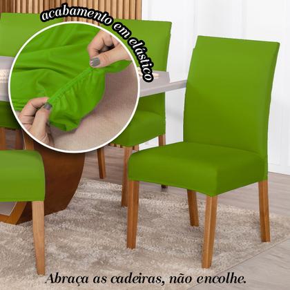 Imagem de Kit Capa De Cadeiras 6 Peças Cores Diversas