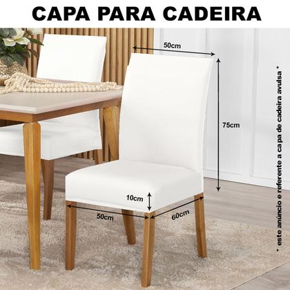 Imagem de Kit Capa De Cadeiras 6 Peças Cores Diversas