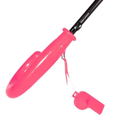 Imagem de Kit Capa De Chuva + Guarda Chuva C/Apito Capuz Ajustável e Botão De Pressão Personagens Infantis Para Crianças - Semax