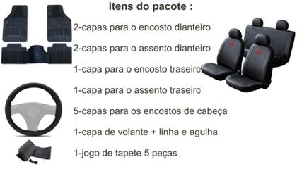 Imagem de Kit Capa de Couro Eclipse Cross 2017 a 2024 + Tapete + Capa de Volante: Conforto e Estilo