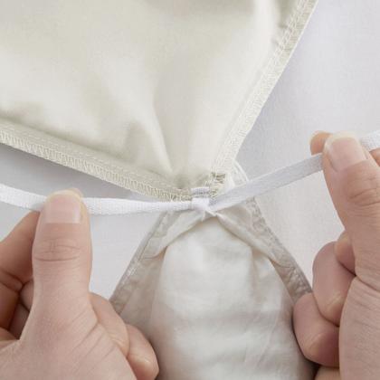 Imagem de Kit capa de edredom 400 fios microfibra casal 2,20 x 2,40 com zíper + 2 fronhas com abas duvet