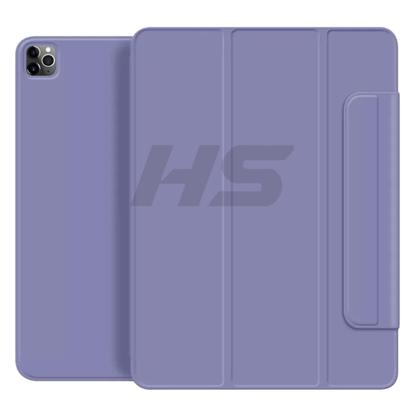 Imagem de Kit Capa de iPad Pro 12.9 6ª, 5ª, 4ª geração  + Película Fosca Paperlike Sensaçao de Papel - Smart Case Protetora c Espaço para Caneta Stylus Pen