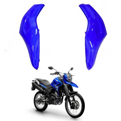 Imagem de Kit capa do tanque esquerdo direito azul xtz lander 250 2021 2022 2023 2024