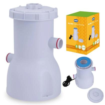 Imagem de Kit Capa e Forro para Piscina 7600 L Mor + Bomba Filtrante 110v 2200 Litros Por Hora ( Armacao Nao Inlcusa )