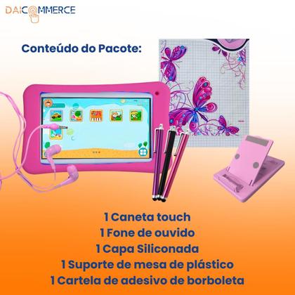 Imagem de Kit Capa Emborrachada Anti Queda Para Tablet M7 Wifi 7 Polegadas Nb409