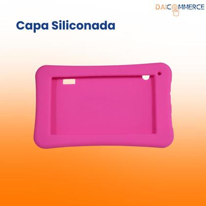 Imagem de Kit Capa Emborrachada Anti Queda Para Tablet M7 Wifi 7 Polegadas Nb409