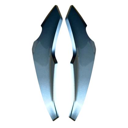 Imagem de Kit capa farol mascara frontal + bananinha lateral honda cg titan fan 160 prata iron nail 2025 2026