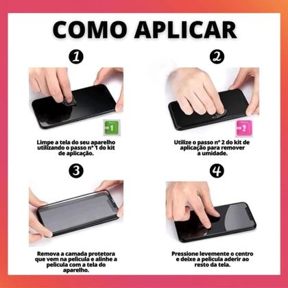 Imagem de Kit Capa G15 Case Capinha Moto G15 Anti Impacto Reforçada Silicone Transparente Flexível e Película 3D G15 Privacidade Vidro Anti Spy